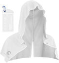 Cooling Hoodie Towels for Neck and Face, UPF 50 Sun Protection & Instant Cooling by CSITE