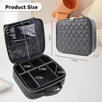 Travel Makeup Bag Makeup Cosmetic Train Case Organizer Portable Storage Bag - Image 6