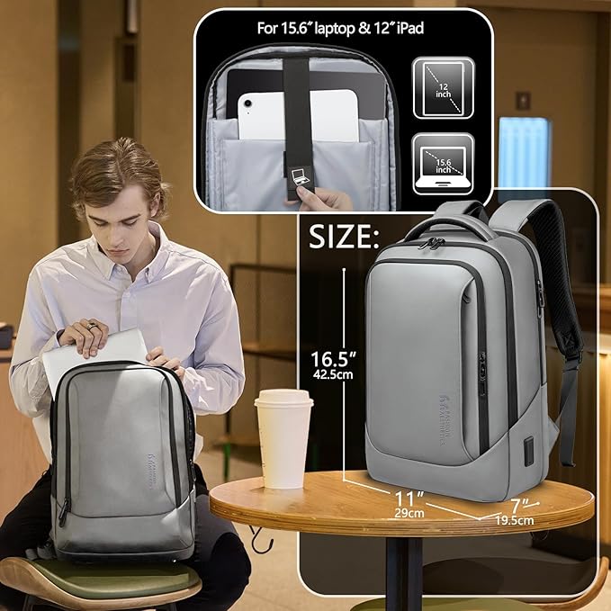 hk Laptop Backpack for Men - Image 2