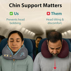 Memory Foam Travel Pillow for Airplanes & Car Rides - Image 4