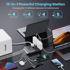 12-in-1 Charging Station USB-C Power Strip - Image 2