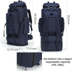 Hiking Backpack for Men 70L/100L Camping Backpack Military Rucksack Molle 3 - Image 2