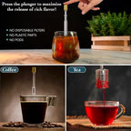 Original Coffee & Tea Maker – Portable Stainless Steel Micro French Press – - Image 2