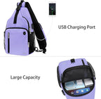 MOSISO Sling Backpack Bag, Crossbody Shoulder Bag Travel Hiking Daypack Chest - Image 2