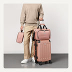Amazon Basics 3-Piece Luggage Set, Including Carry-On Luggage, and 10" Compact - Image 3