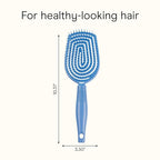 Conair Scalp Care Detangling hairbrush - Curly Hair Brush - Scalp Massager - hairbrushes for women & men - detangler for all lengths and types - can use wet or dry - Blue Aura
