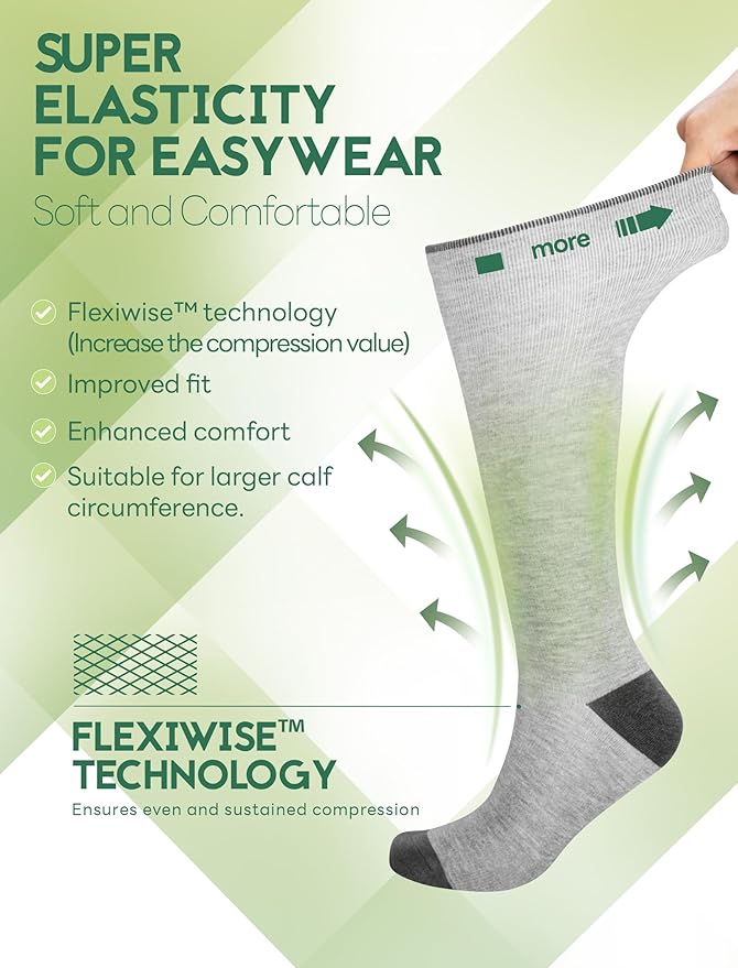 Bamboo Viscose Compression Socks - Image 3