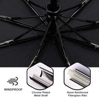Liberty Imports 3 Pack Windproof Travel Rain Umbrellas - Image 5