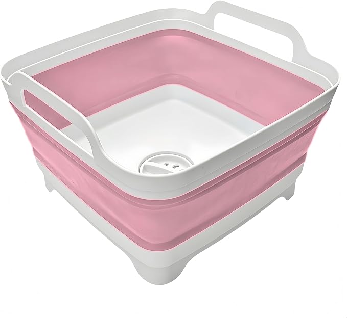 Collapsible Wash Basin 9L, Foldable Dish Tub by MontNorth