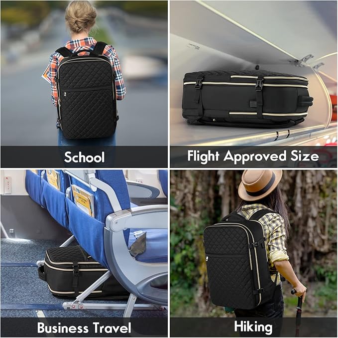 MOMUVO Travel Backpack for Women, Carry On Backpack Airline Approved - Image 7