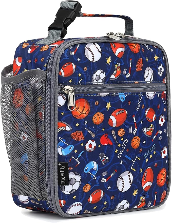 FlowFly Lunch box Insulated Soft Bag Mini Cooler Back to School Thermal Meal by FlowFly