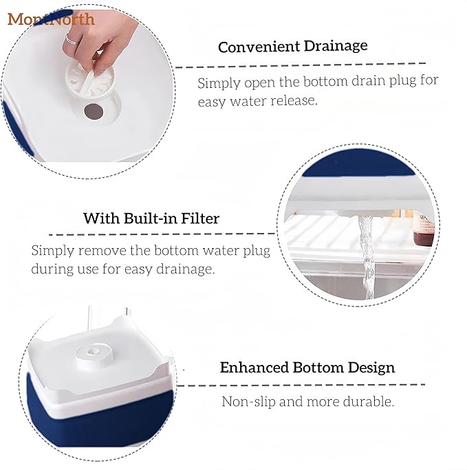 Collapsible Wash Basin 9L, Foldable Dish Tub - Image 6