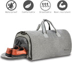 Modoker Convertible Garment Bag - 2 in 1 Hanging Suitcase Suit Travel Bags - Image 4