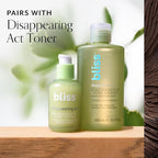 Bliss Niacinamide + Pore Vanish Complex Disappearing Act Serum – With Vitamin B3 + Green Tea - Reduces Pores & Dark Spots - Achieve Glass Skin - Clean, Cruelty-Free - 1 Fl Oz