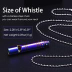 Whistle Emergency Titanium Whistle, Survival Loud Whistle Safety Whistle - Image 4