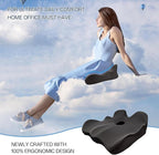 Seat Cushion, X-Large Memory Foam Office Chair Cushion, - Image 3