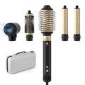 Hot Air Brush Hair Styler, 6 in 1 Hair Dryer Brush Auto Wrap Curlers Frizz-Free Styling Tool for All Hair Types Fast Drying, Curling, Smoothing, Volumizing & Straightening with Travel Storage Case