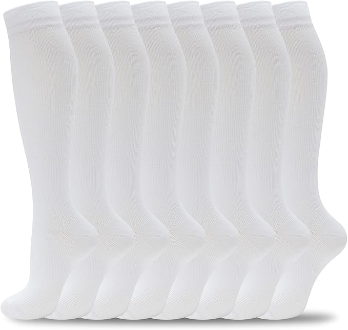 fenglaoda 8 Pairs Compression Socks by fenglaoda