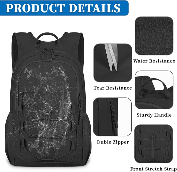 ZOMFELT Hiking Backpack for Women Men, 25L Lightweight Packable Backpacks for - Image 4