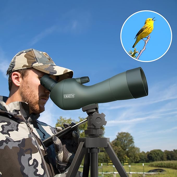 Emarth 20-60x60 Angled Spotting Scope - Image 9