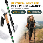100% Carbon Fiber Trekking Poles by USA Brand - Image 4