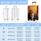 Cat Luggage Cover Washable Suitcase Protector Anti-Scratch, Stretchable Fit - Image 6