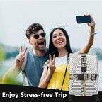 2 Pack Luggage Straps for Suitcases Adjustable Luggage Belt TSA Approved - Image 4