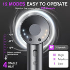 aowoka Hair Dryer, Higher Speed Professional High Speed Ionic Blow Dryer 500 Million Negative Ions & Heat-Control & 59dB Noise Hairdryer for Faster Drying