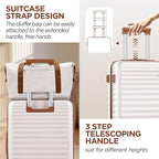SHOWKOO Suitcase Hardside Expandable Luggage Set, Suitcase - Image 5