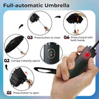 LLanxiry Compact Travel Umbrella, Mini Windproof Umbrellas - Image 5