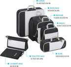 Compression Packing Cubes, Gonex Extensible Storage Mesh Bags Organizers - Image 4