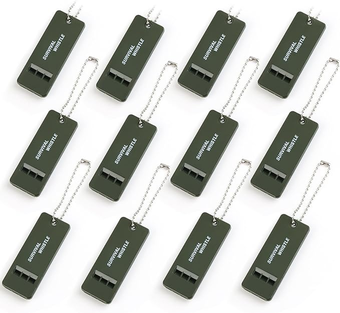120 dB Emergency Whistles for Teachers, Flat Self Defense Safety Whistle - Image 8