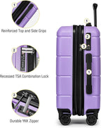 KYME Hardside Expandable Carry On Luggage 22x14x9 Airline Approved - Image 6