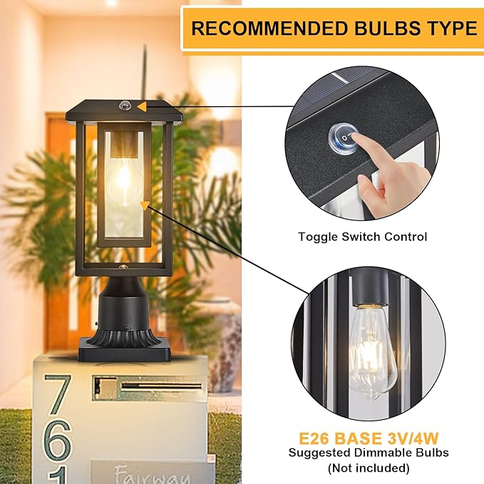 Solar Lamp Post Lights for Outdoor - Image 2