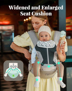 Baby Carrier, MOMTORY Safety-Certified 6-in-1 Baby Carrier - Image 3