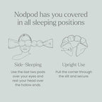 Nodpod Gentle Pressure Sleep Mask | Patented Light Blocking Design - Image 5