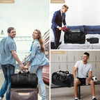 Wogarl 3PCS Leather Weekender Bag - Image 7