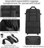 Suitcases with Wheels, Expandable Foldable Luggage Bag - Image 4