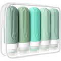 Travel Bottles for Toiletries, 5 Pack TSA Approved Travel Size Containers by CHEODIN