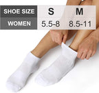 CS CELERSPORT 6 Pairs Women's Running Ankle Socks Athletic Sport Socks Cushioned - Image 2