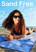 2 Pack Microfiber Lightweight Beach Towel Sand Free Quick Dry Absorbent Thin - Image 4