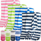 Sfee 2 in 1 Microfiber Oversized Beach Towel, Quick Dry Towel Travel Towel by Sfee