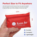 Mini First Aid Kits – 12-Pack Bulk Travel Emergency Kits in Reusable Pouches – - Image 7