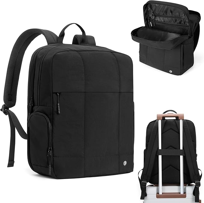 CLUCI Lightweight Travel Backpack Carry on Flight Approved, Puffy Gym Backpack by CLUCI