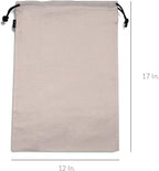 ZENPAC Travel Shoe Bag, Washable Breathable Cotton Fabric - Image 6
