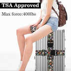 Wildflower Luggage Straps for Suitcases TSA Approved, Luggage Identifiers for - Image 5