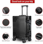 All Aluminum Carry On Luggage，Cut from Whole Aluminum Sheet，22x14x9 Airline - Image 5
