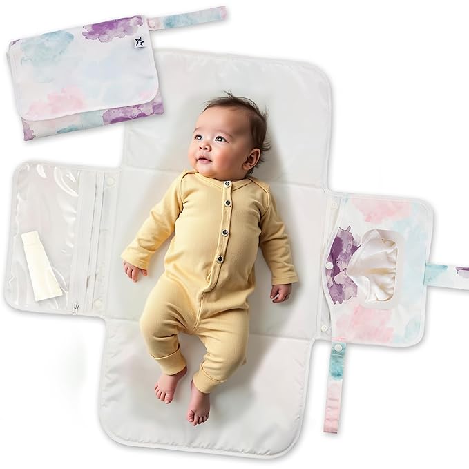 Tiny Twinkle Portable Diaper Changing Pad-Foldable Waterproof Changing Mat | by TinyTwinkle