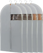 43" Garment Bags for Hanging Clothes, Suit Bags for Closet Storage and Travel - Image 7