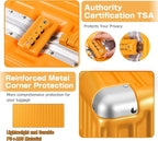 AnyZip Luggage Aluminium Frame Suitcase PC ABS Hard Shell TSA Lock No Zipper - Image 4